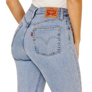 Levis 501 S Skinny High Waist Jeans Filiforme Raw Hem Frayed 25